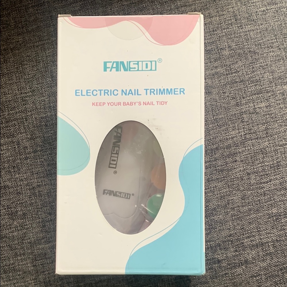 White Electric Nail Trimmer for Bath Skin & Hair Tools